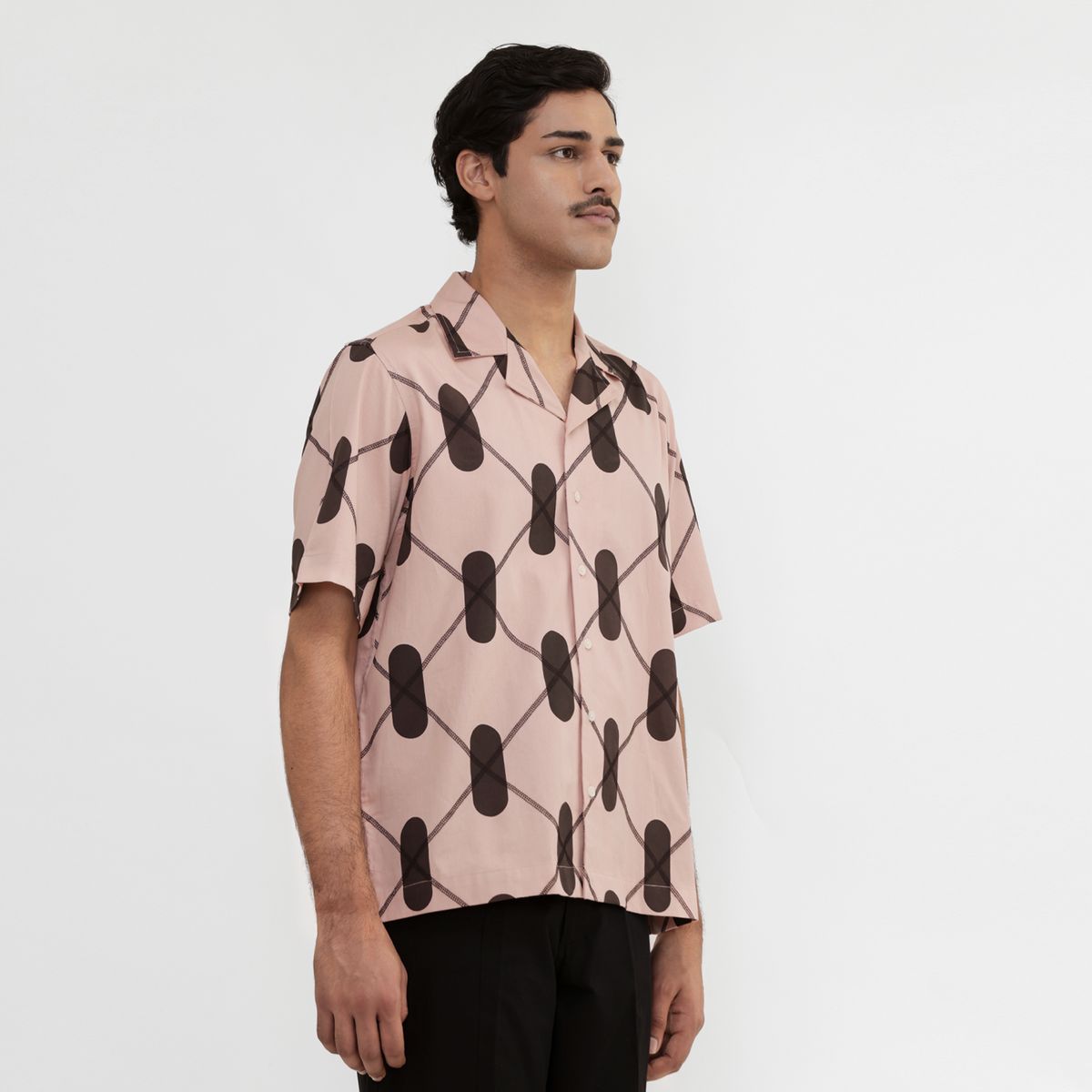 DNA Argyle Shirt- Salmon - image 3
