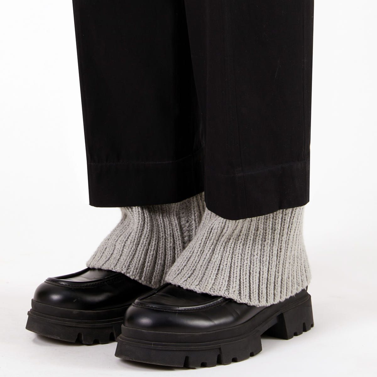 Regiment Knit Layered Pants- BL - image 4