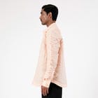 Actin Wrinkled Shirt- Salmon view 3