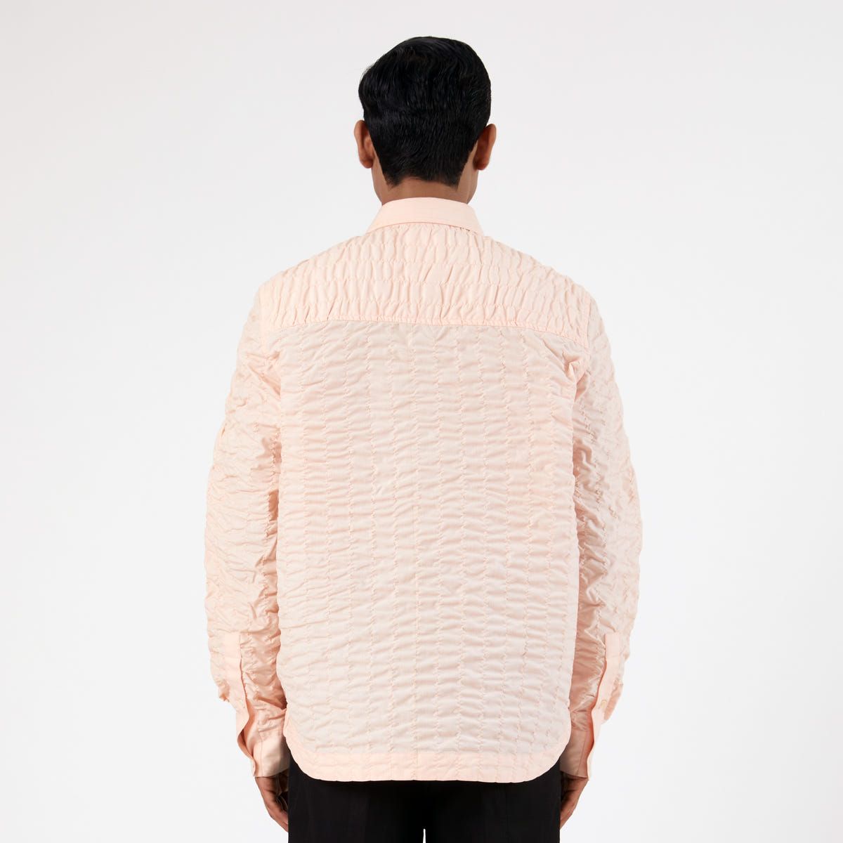 Actin Wrinkled Shirt- Salmon - image 4