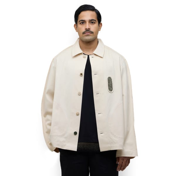 MARGN — Epidermis Overshirt- Off White- 02