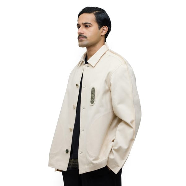 MARGN — Epidermis Overshirt- Off White- 02