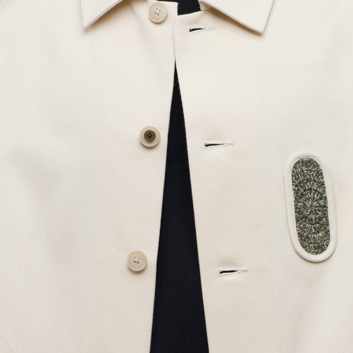 Epidermis Overshirt- Off White- 02 - image 4