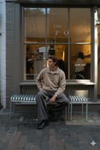 Oatmeal Marl Quarter Zipper view 6