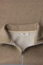 Oatmeal Marl Quarter Zipper view 7