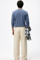 Dock Side Henley - Steel Blue view 8