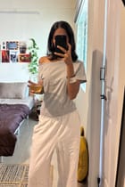 Off the Record - Grey Off Shoulder view 6