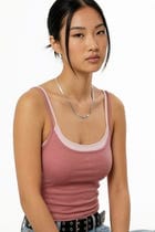 Double Scoop Tank - Pink view 1