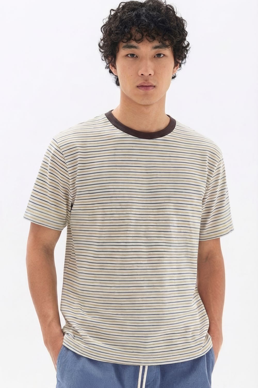 Burnt Toast Stripe tee - image 1