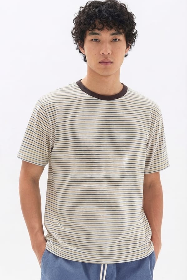 Milk Studios — Burnt Toast Stripe tee
