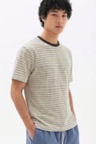 Burnt Toast Stripe tee view 4