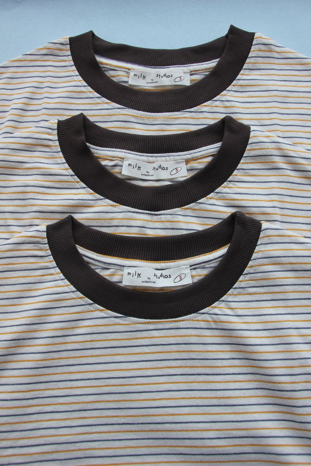 Burnt Toast Stripe tee - image 7