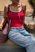 Double Scoop Tank - Red & Blue view 5