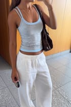 Double Scoop Tank - Grey & Blue view 6