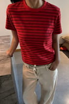 Retro Red Tee view 3
