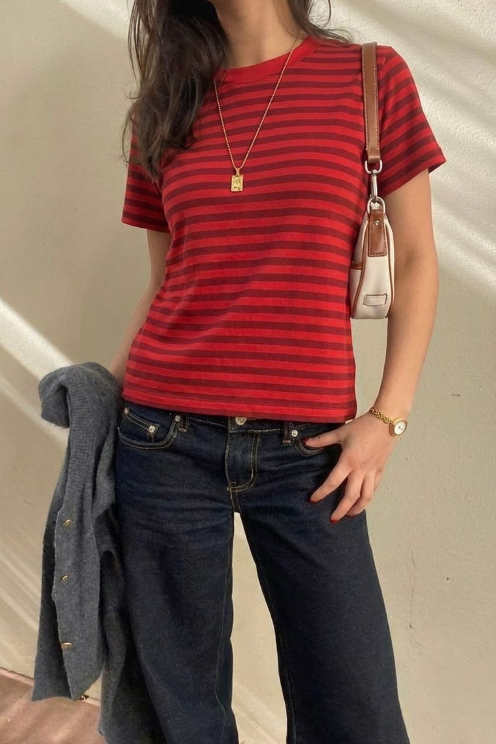 Retro Red Tee - image 9