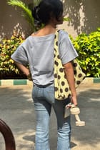 Late Checkout Off Shoulder Grey view 3