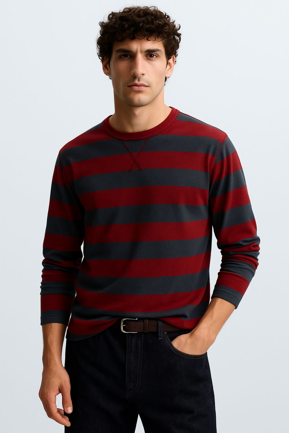 Lake Side Long Sleeve - Maroon - image 8