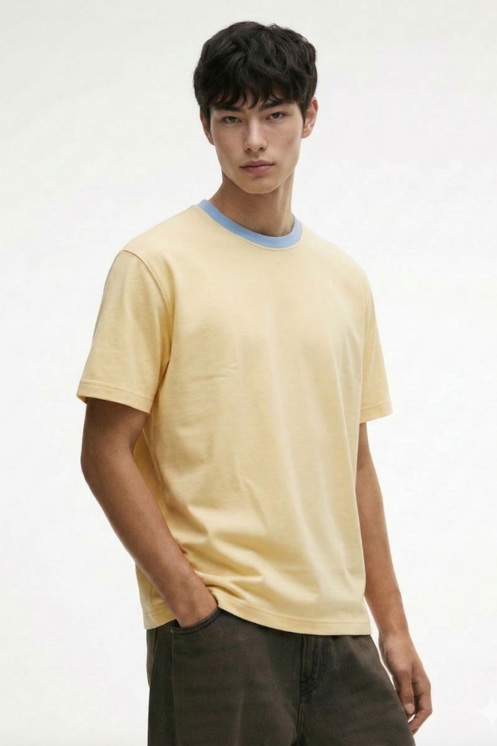 Sun and Surf Tee - Blue Rib - image 1