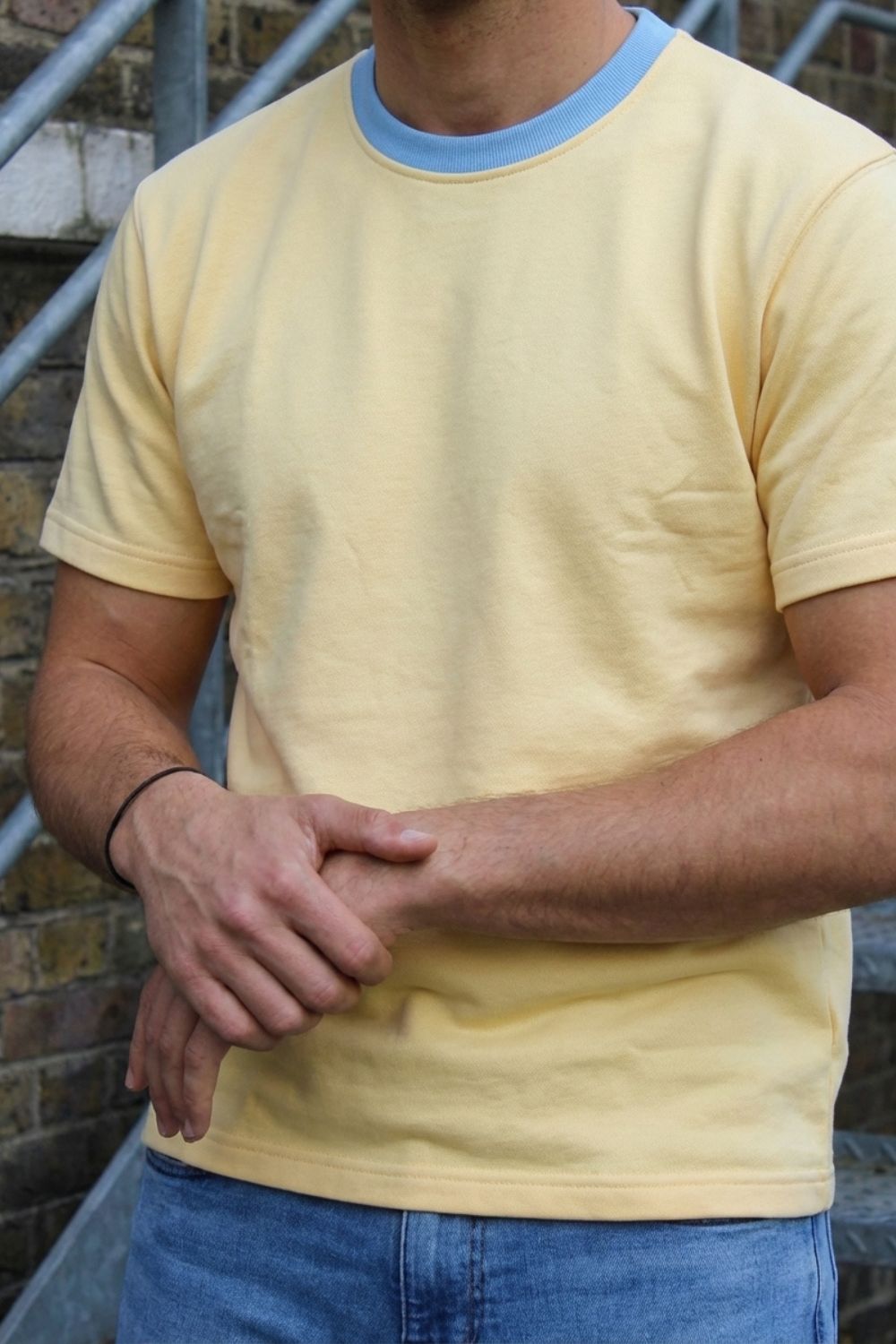 Sun and Surf Tee - Blue Rib - image 10