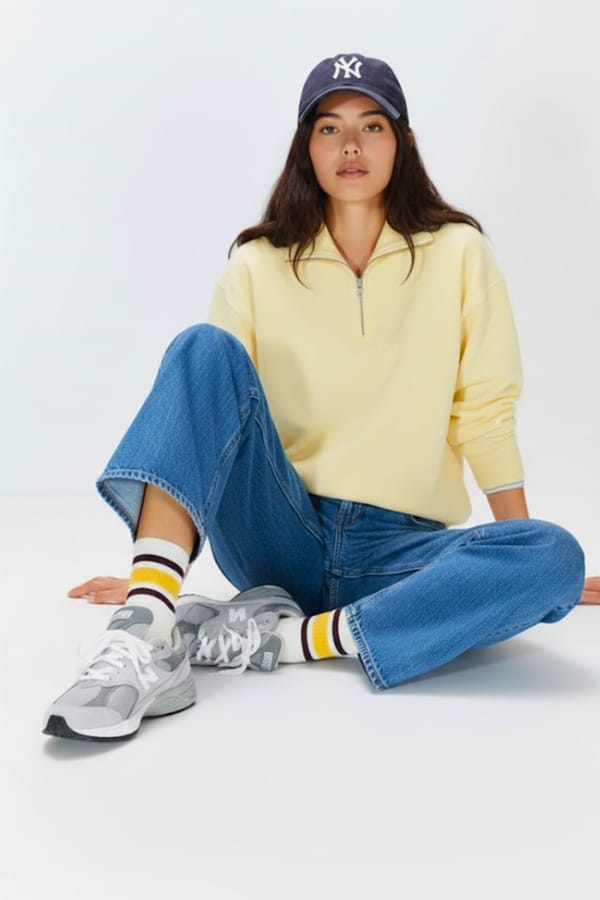 Milk Studios — Butter Cream Quarter Zipper