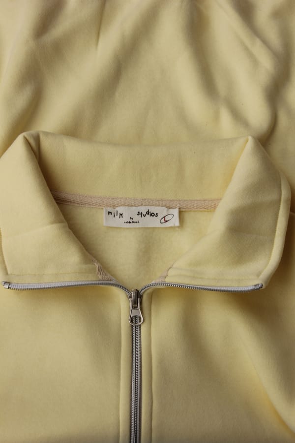 Milk Studios — Butter Cream Quarter Zipper