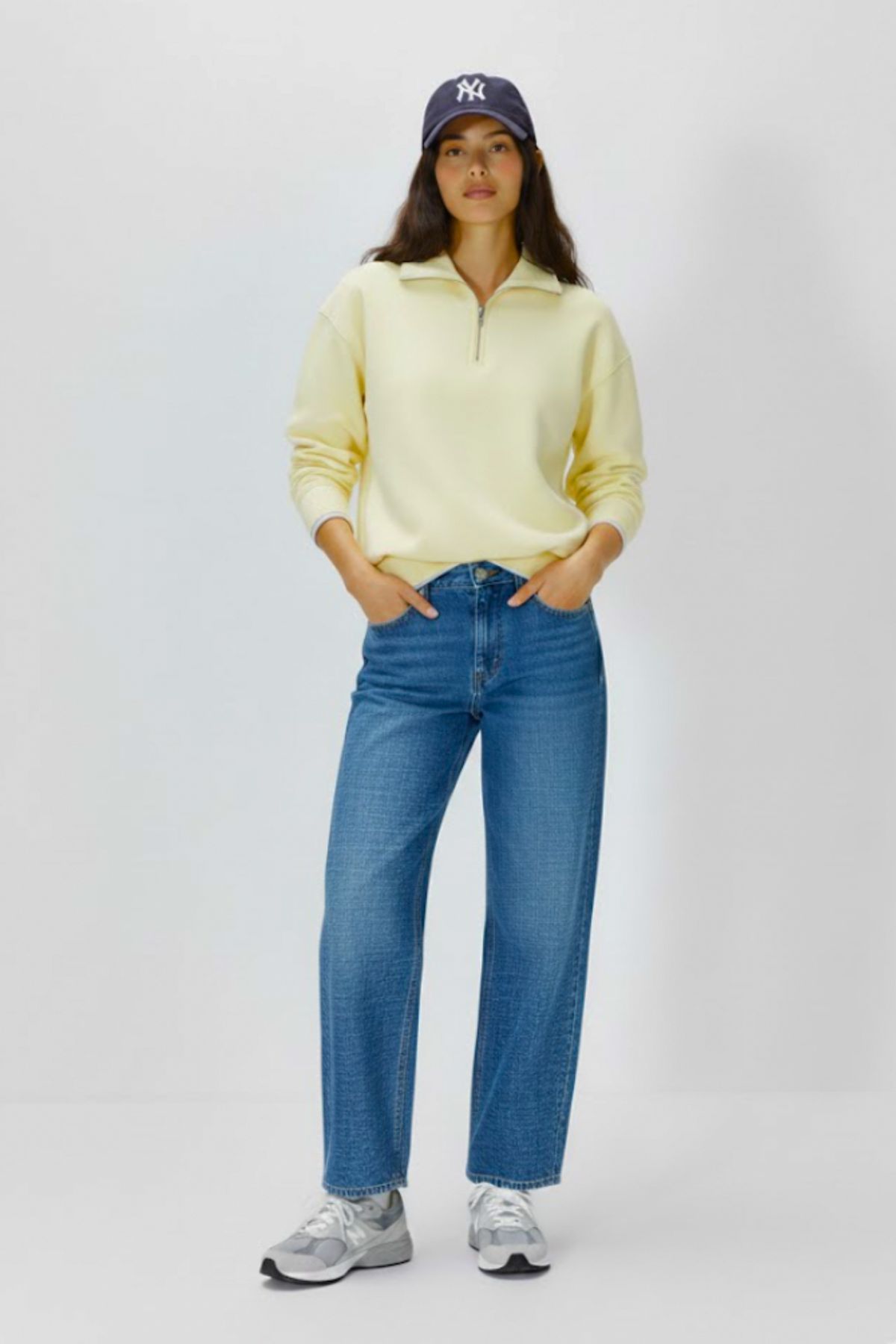 Butter Cream Quarter Zipper - image 8