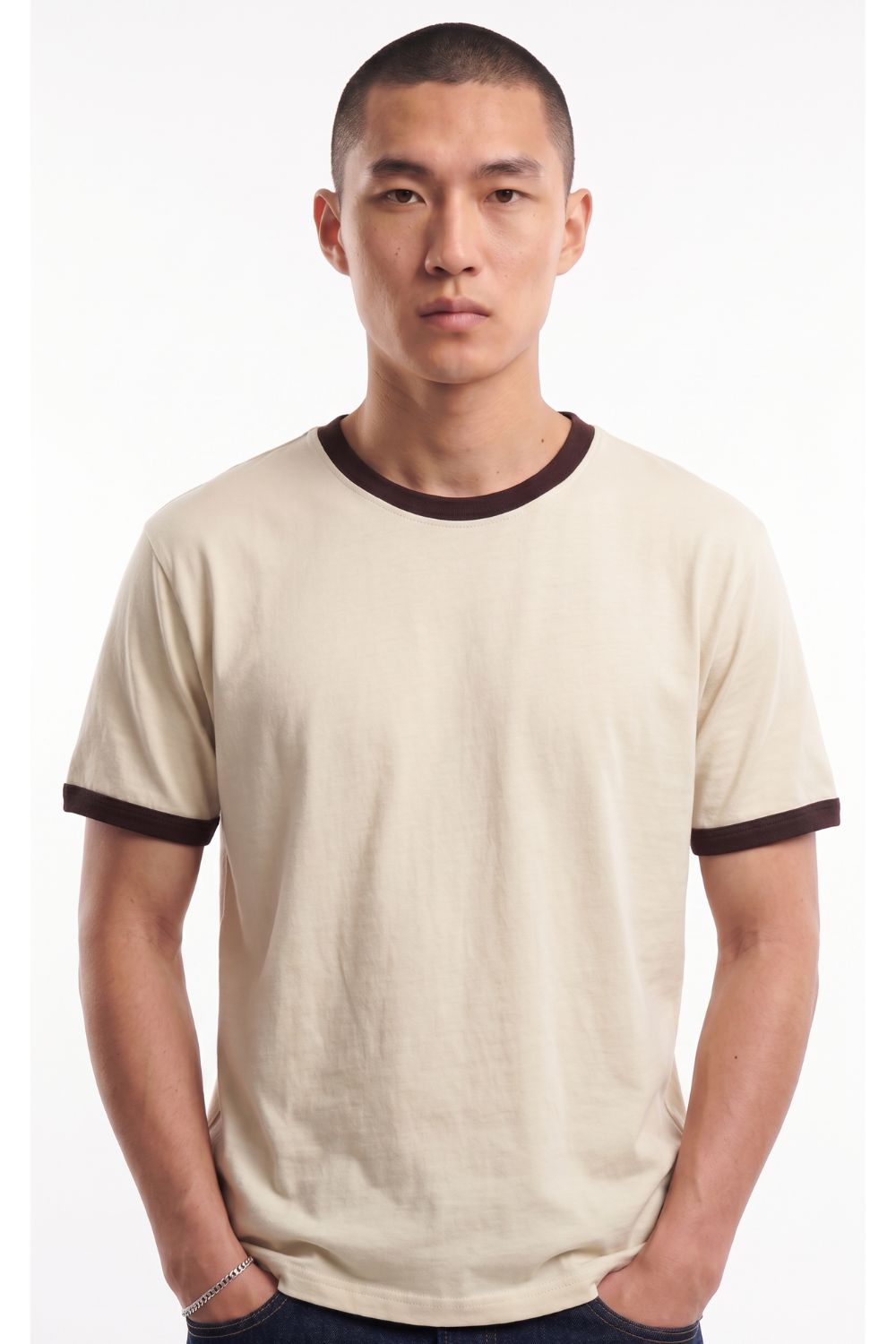 Beach Day Ringer Tee - image 2