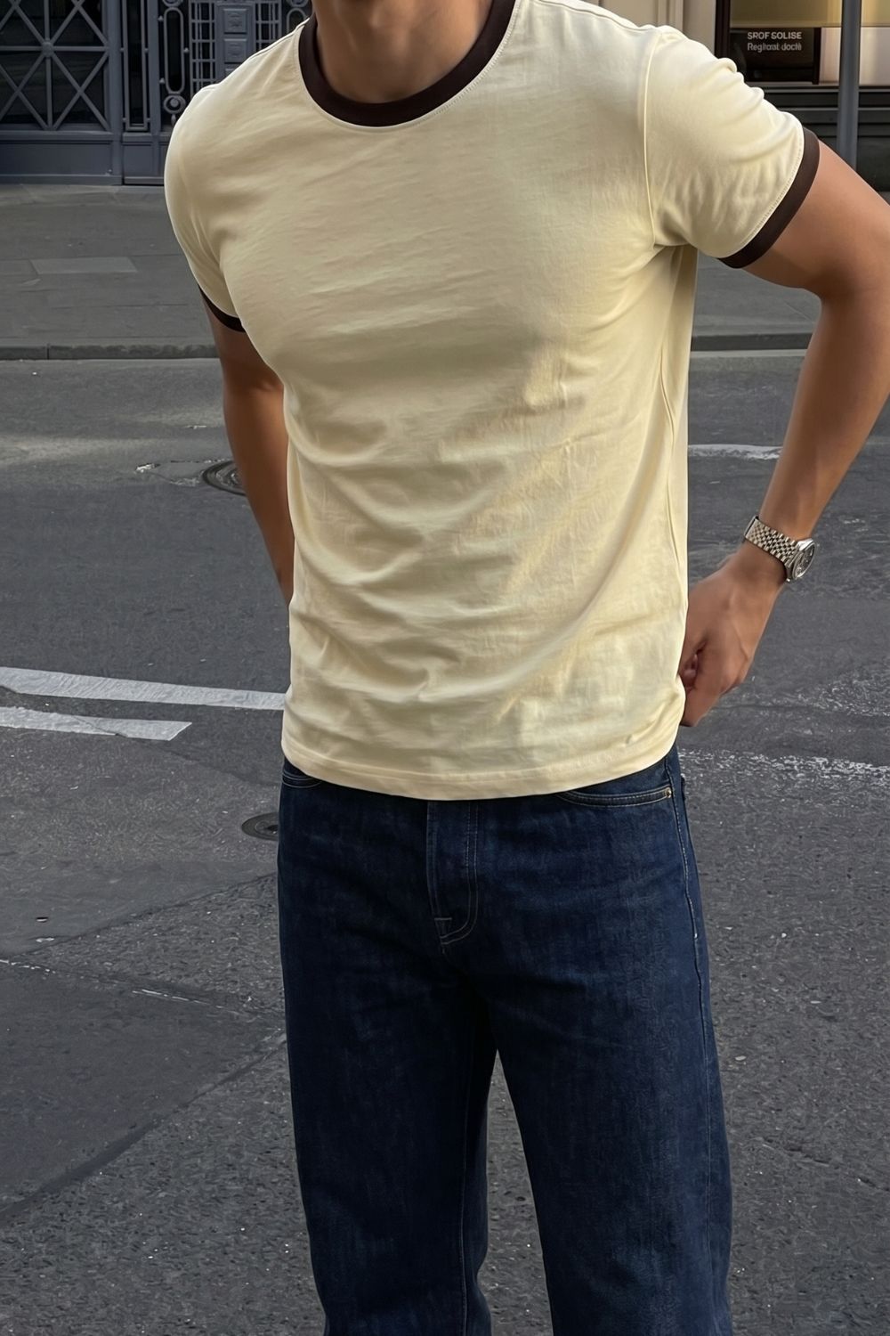 Beach Day Ringer Tee - image 4