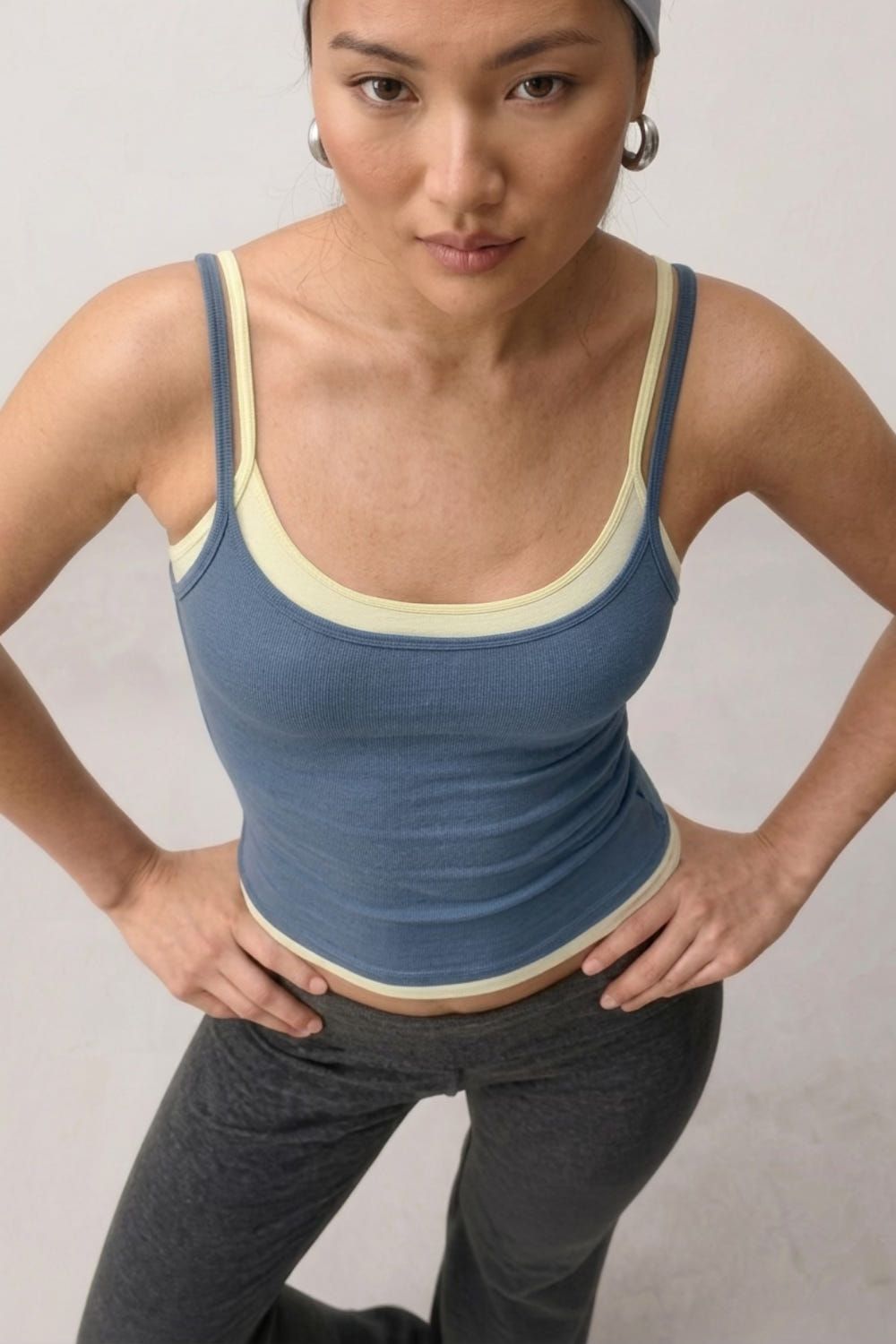 Double Scoop Tank - Steel Blue - image 7