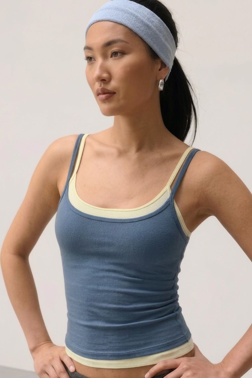 Double Scoop Tank - Steel Blue - image 10