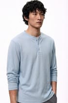 Daybreak Henley - Sky Blue view 12