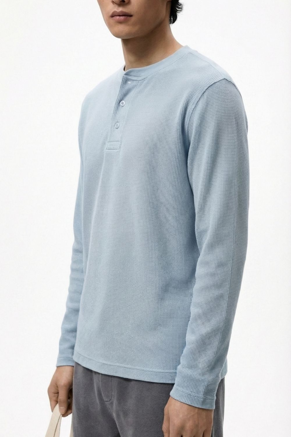 Daybreak Henley - Sky Blue - image 4