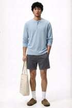Daybreak Henley - Sky Blue view 5