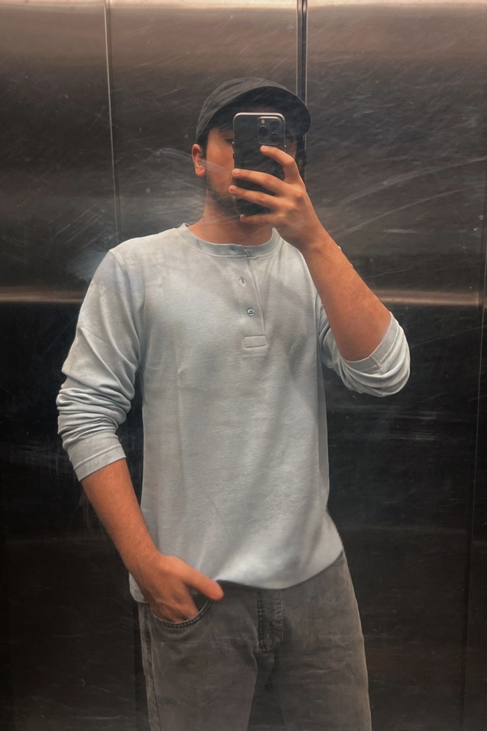 Daybreak Henley - Sky Blue - image 10