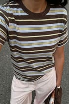 Butter and Jam Striped Tee - Women view 4