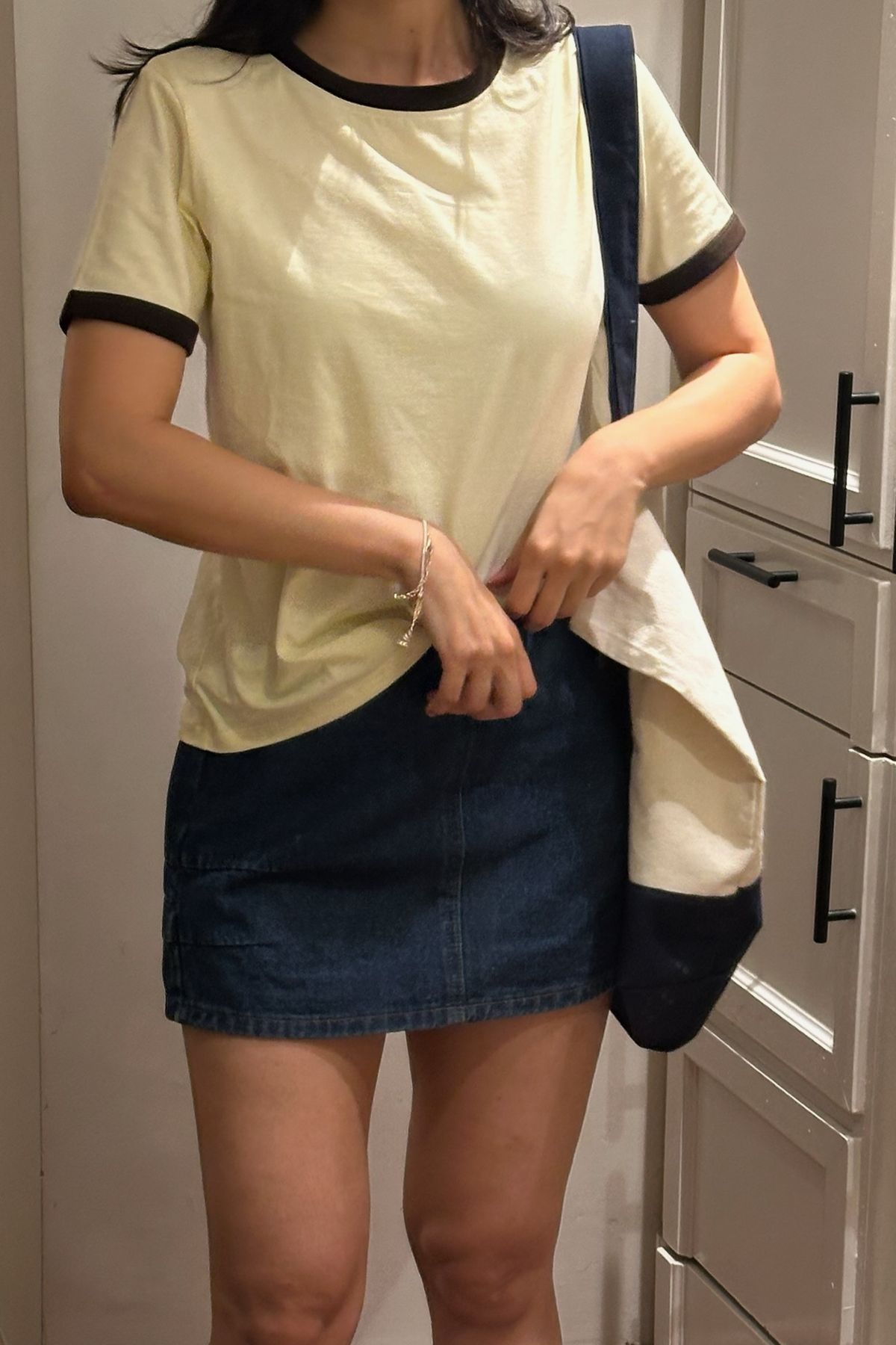 Banana Split Ringer Tee - image 3