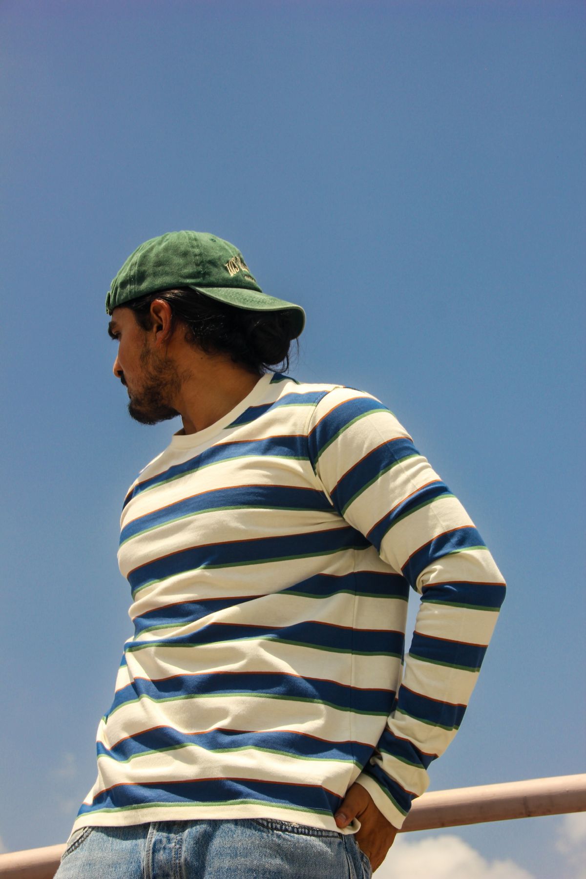 Campstripe Long Sleeve Tee - image 1