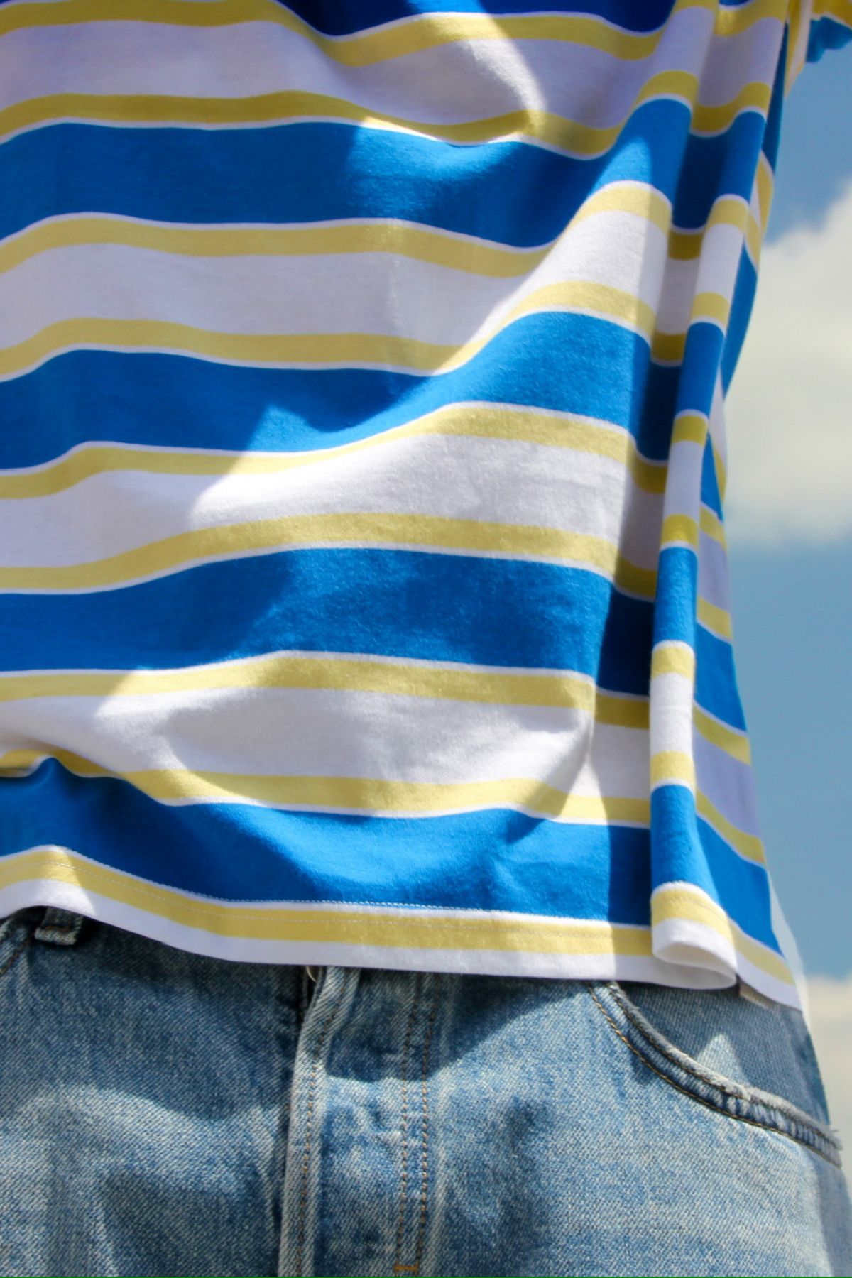 Sun Stripe Long Sleeve Tee - image 3