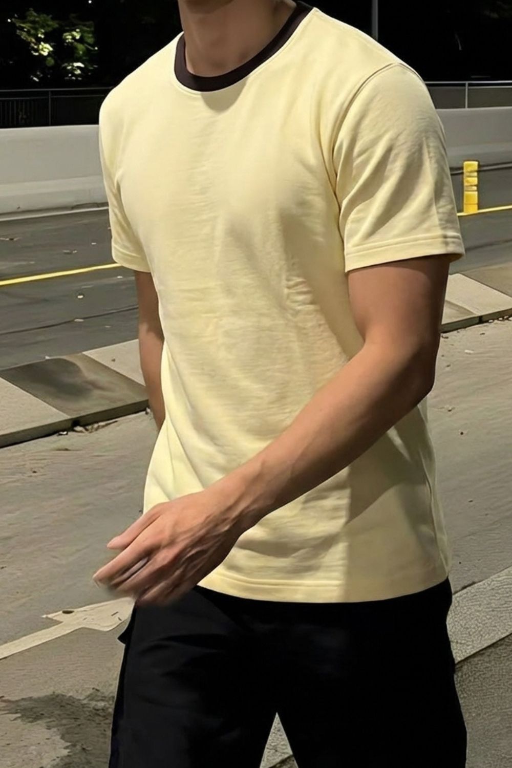 Sun and Surf Tee - Brown Rib - image 11