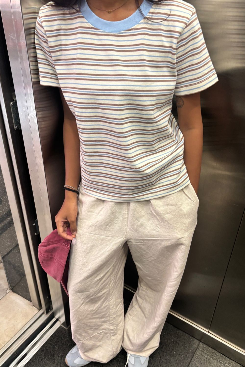 Cream Soda Stripe Tee - image 12