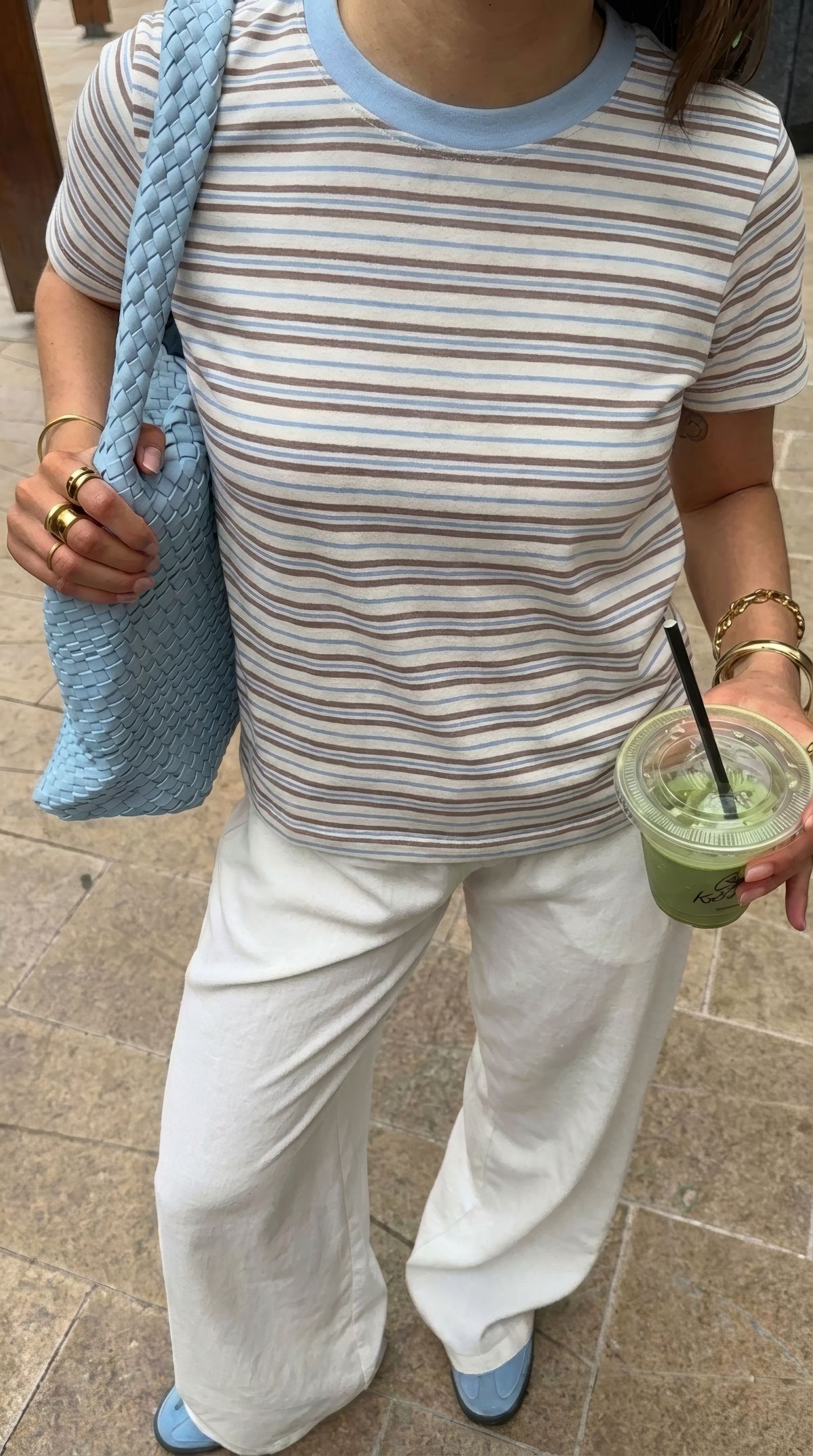 Cream Soda Stripe Tee - image 14