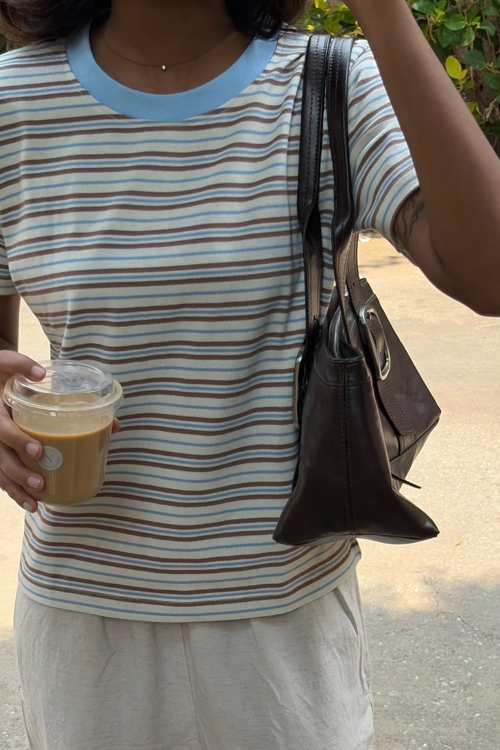 Cream Soda Stripe Tee - image 7