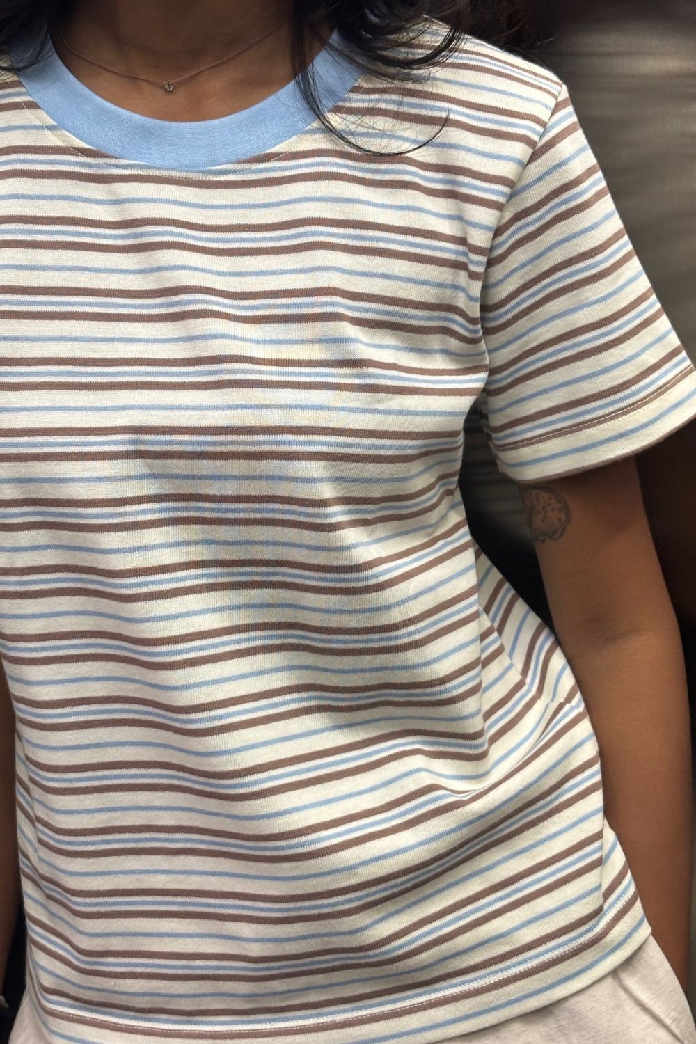 Cream Soda Stripe Tee - image 8