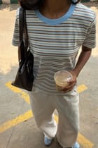 Cream Soda Stripe Tee view 9