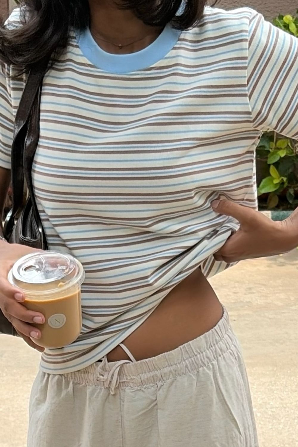 Cream Soda Stripe Tee - image 10