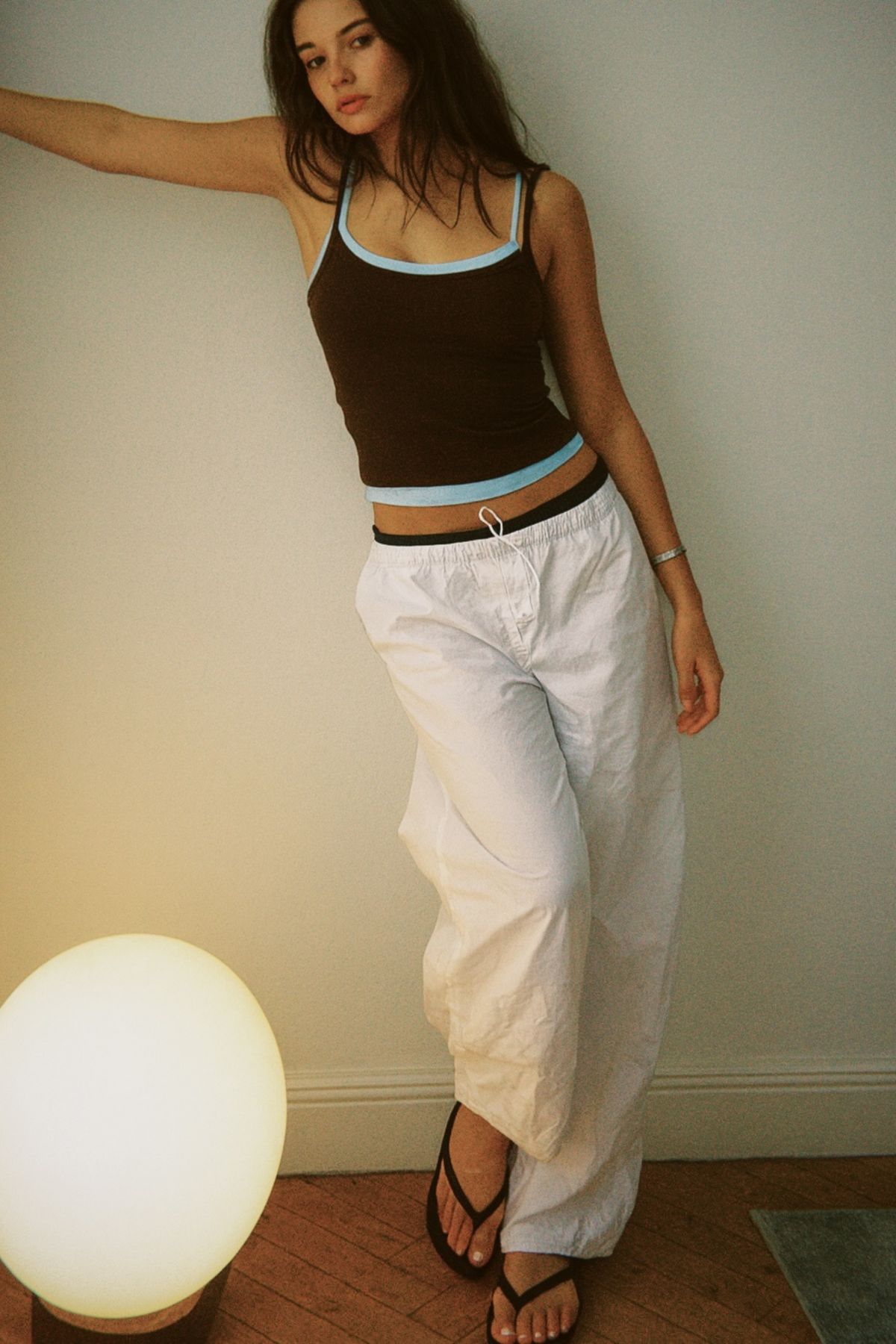 Double Scoop Tank - Brown and Blue - image 3
