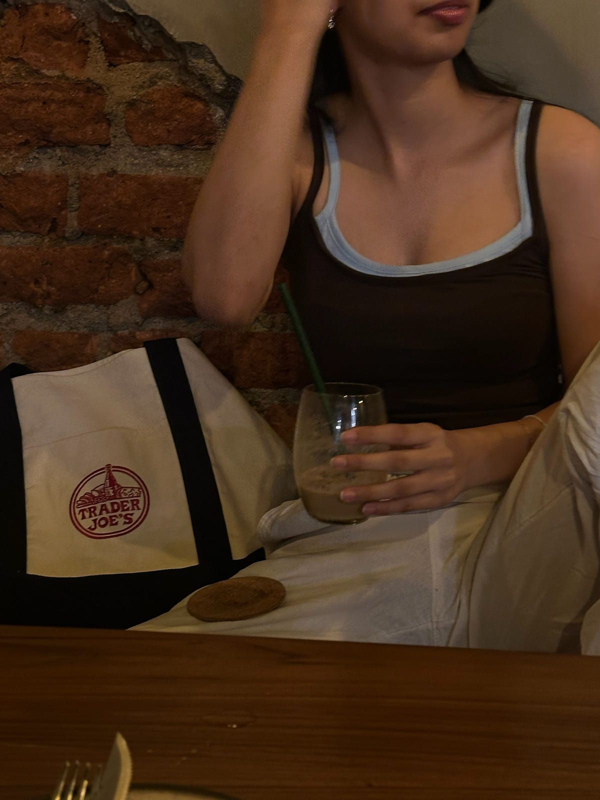 Double Scoop Tank - Brown and Blue - image 8