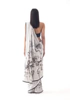DYE PAINTED SAREE view 3