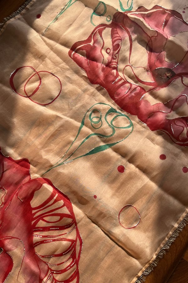 NA by Nitya — Hibiscus Dupatta